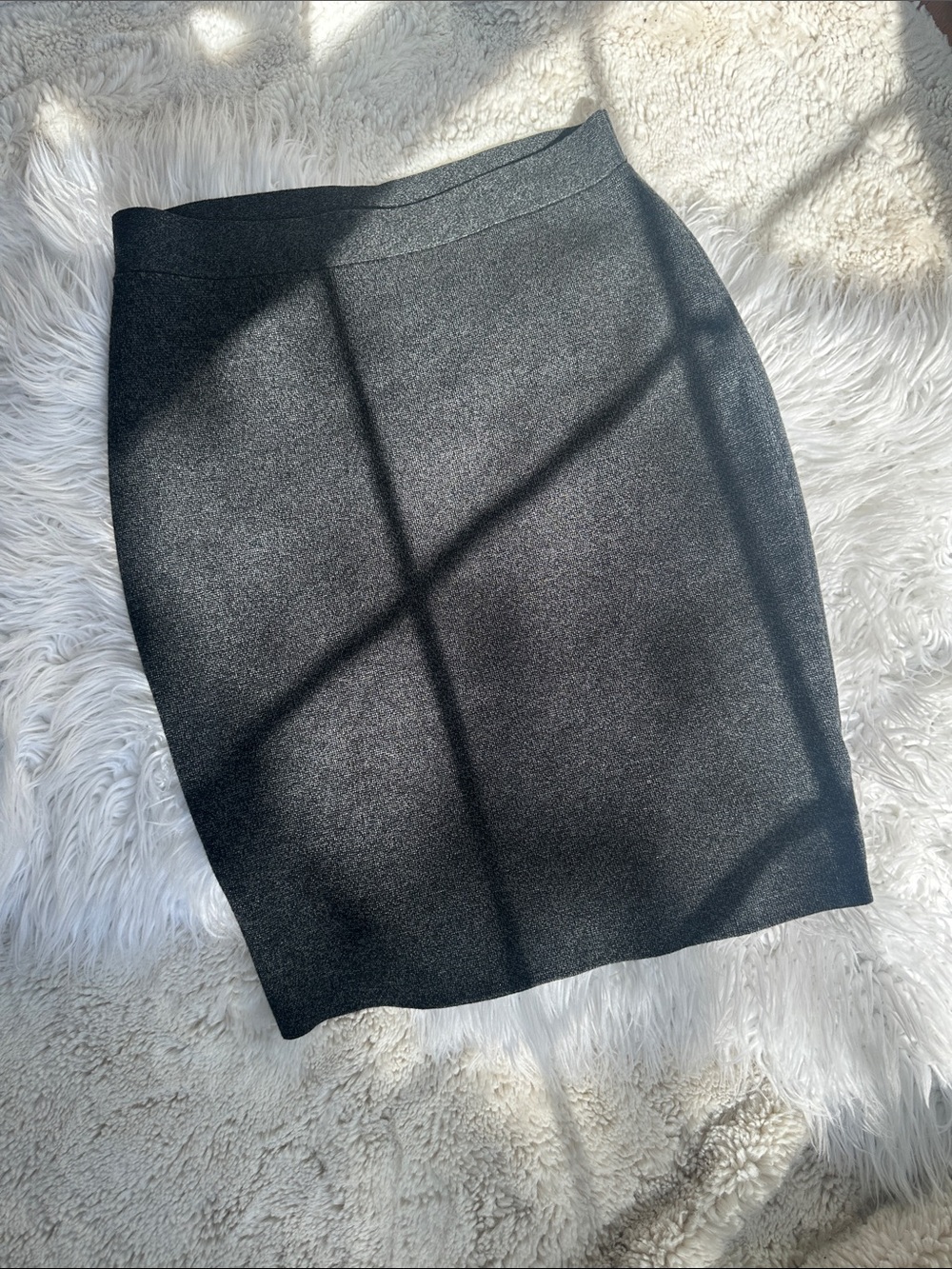 Eileen Fisher Classic Charcoal Pencil Skirt